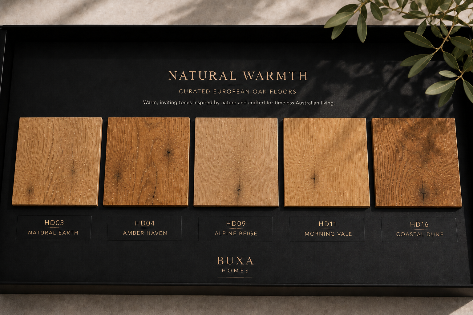Natural Warmth Sample Box
