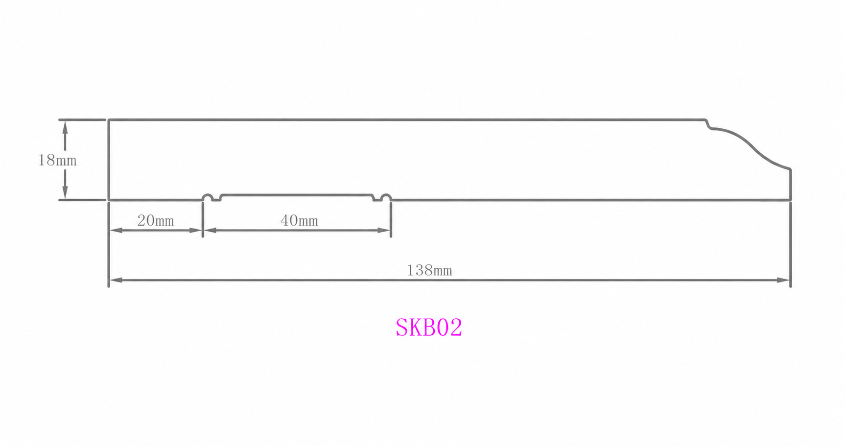 SKB02 Architectural White